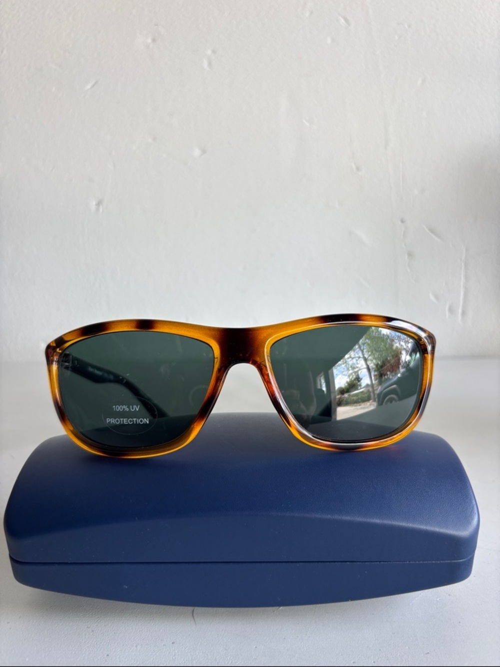 Marc Hunter Tortoise Sunglasses with Gray Lenses